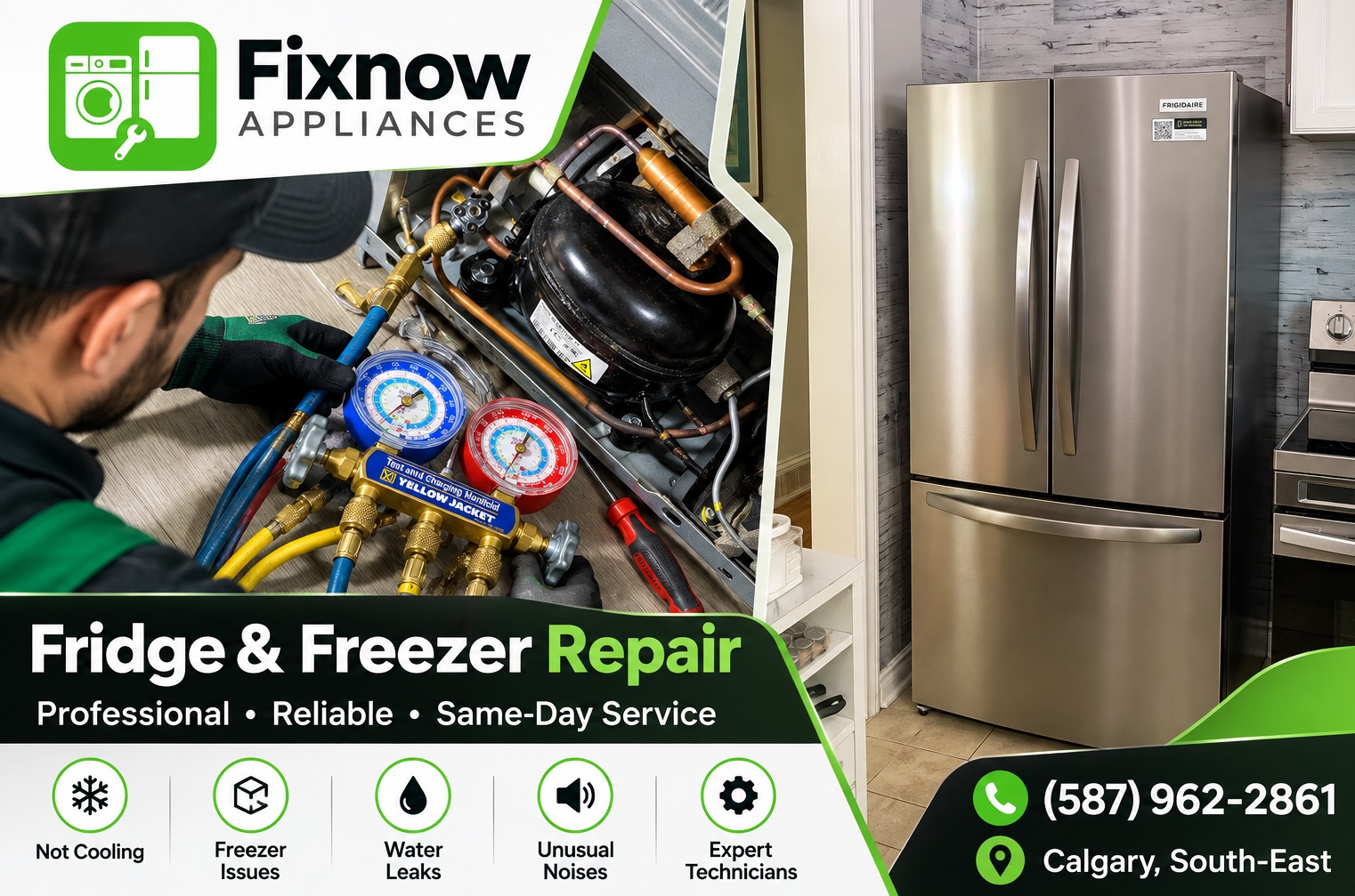Fridge & Freezer Repair Southeast Calgary: Fast, Reliable Cooling Solutions